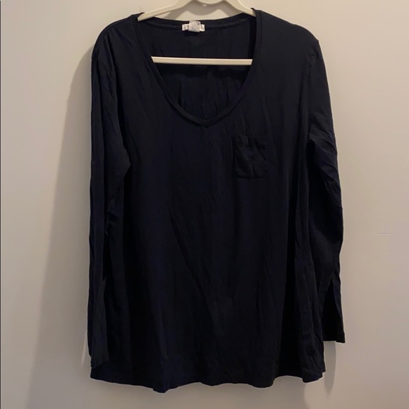 Mod-O-Doc long sleeve slub jersey knit Tshirt - Picture 1 of 5